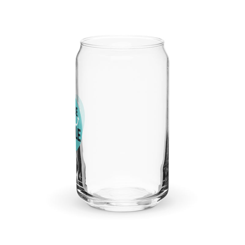 Can-shaped glass