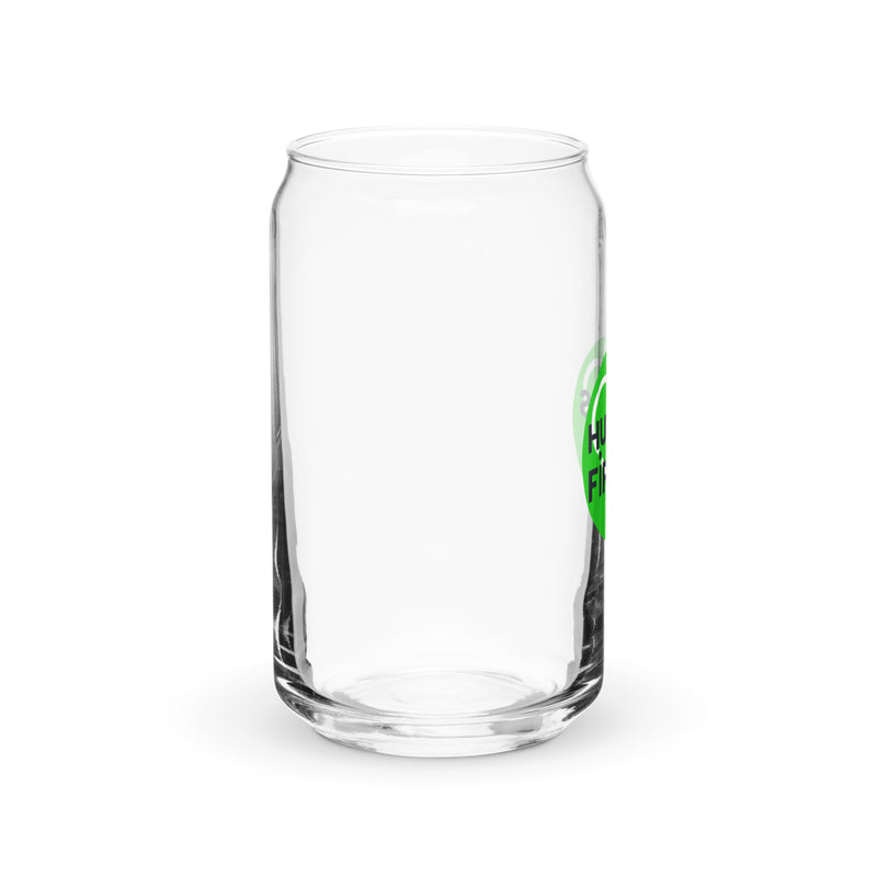 Can-shaped glass