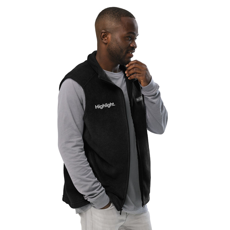 Men’s Columbia fleece vest