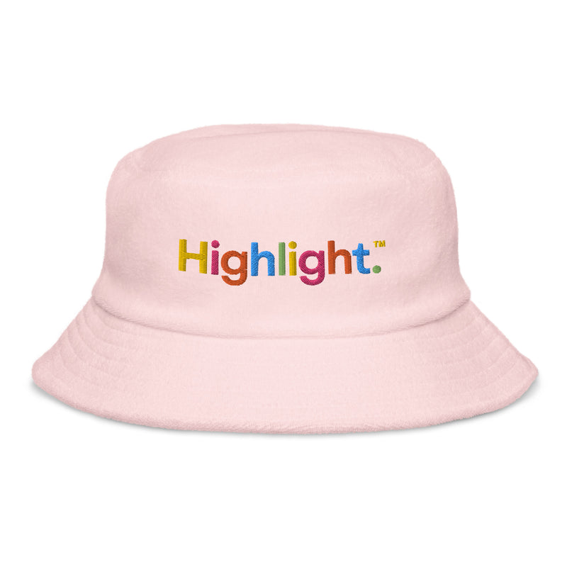 Terry cloth bucket hat