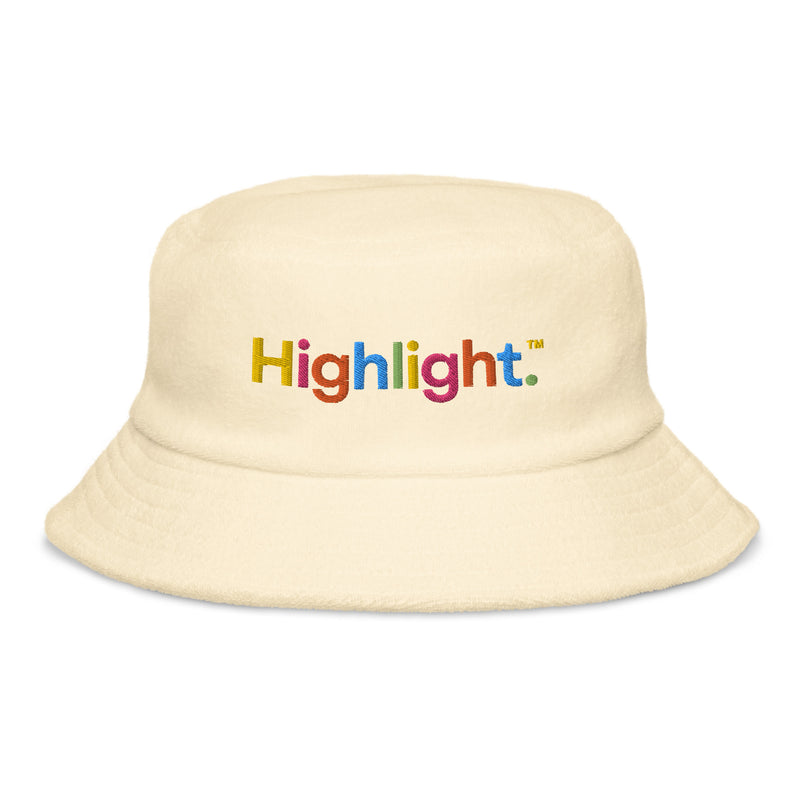 Terry cloth bucket hat